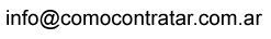 Contacto 1 como contratar e mail