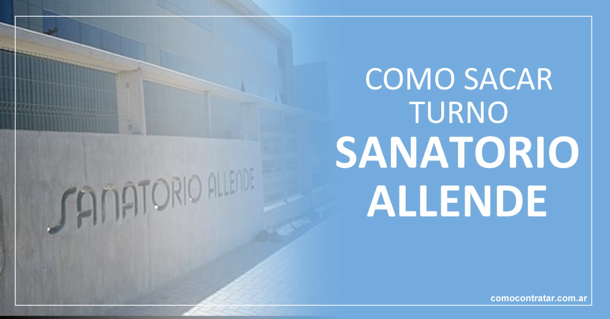 como sacar turnos online en la web del portal de turnos sanatorio allende córdoba