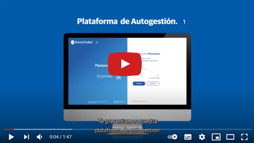 tutorial online para sacar turnos autogestion banco ciudad