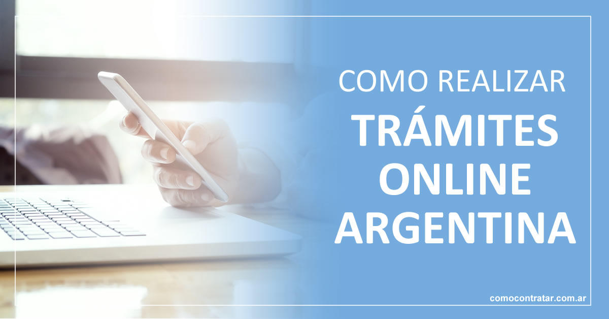realizar trámites online a distancia en argentina