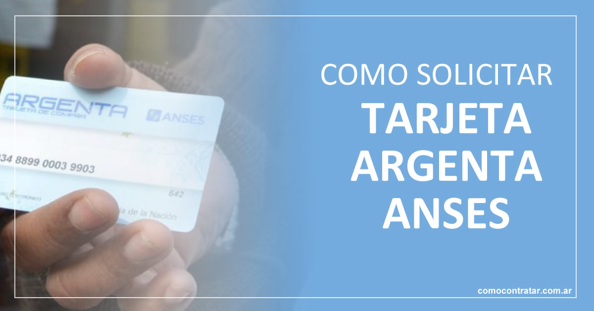 solicitar tarjeta argenta anses jubiliados pensionados