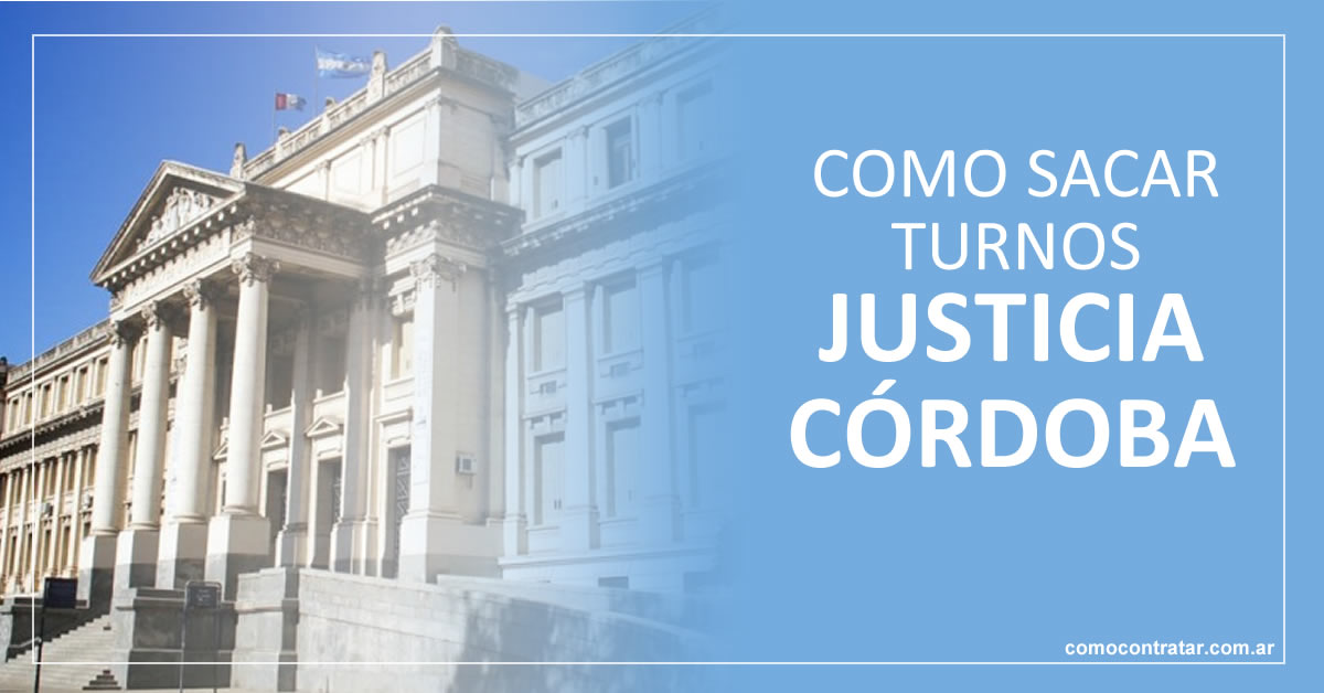 como sacar turnos digitales justicia córdoba tribunales