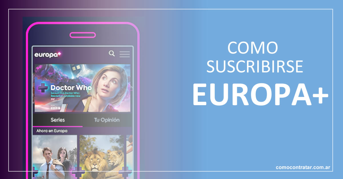 como suscribirse a europa + en argentina