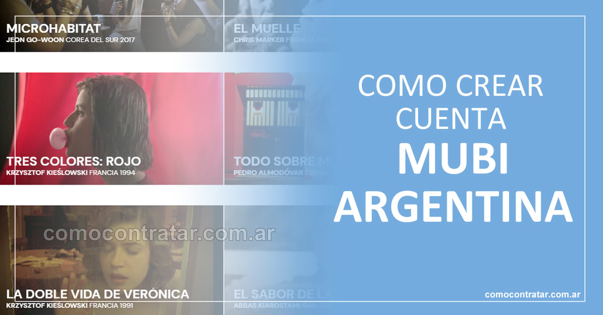 como crear cuenta gratis mubi argentina