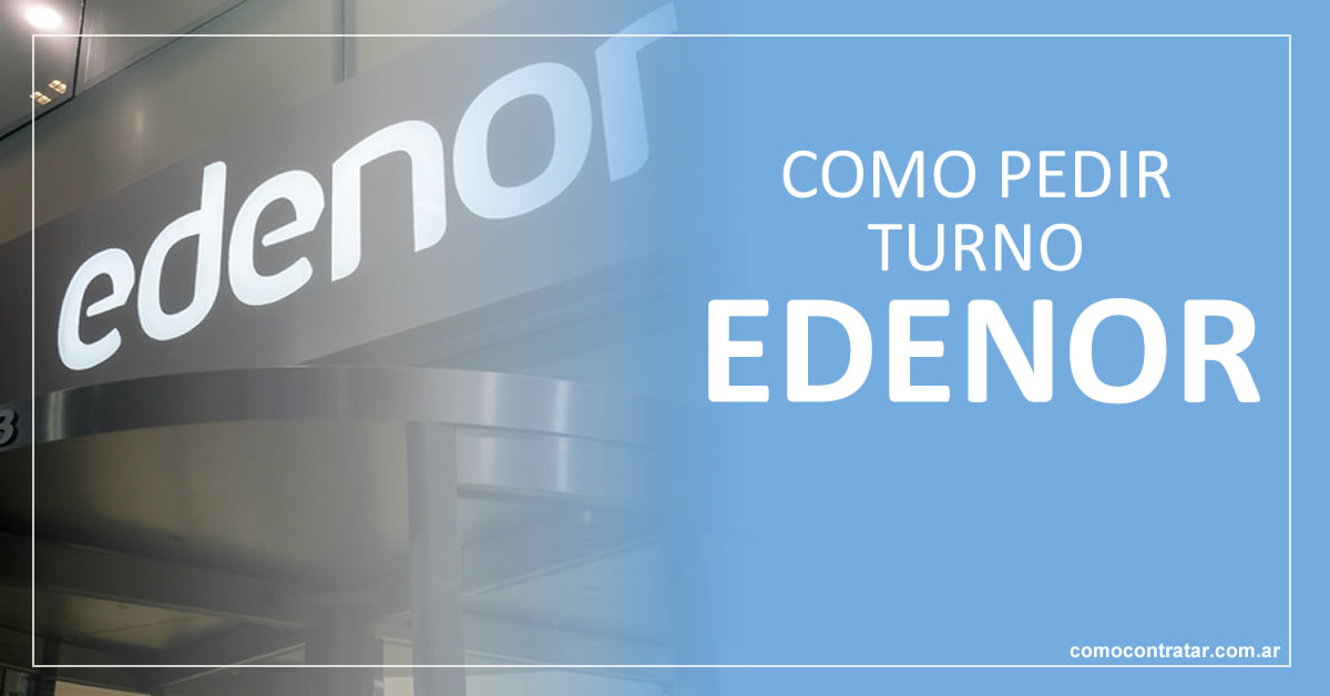 como sacar turnos online o por teléfono edenor