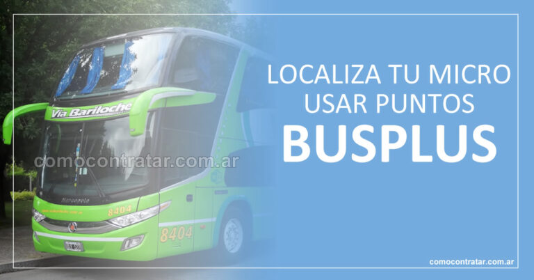 BUSPLUS - Localizá Tu Micro, Canjeá Puntos, Pasajes