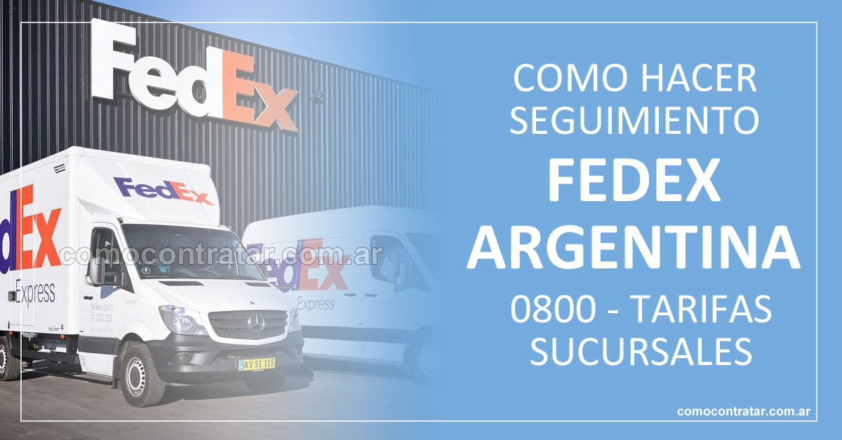 como hacer seguimiento y rastreo de envíos fedex argentina