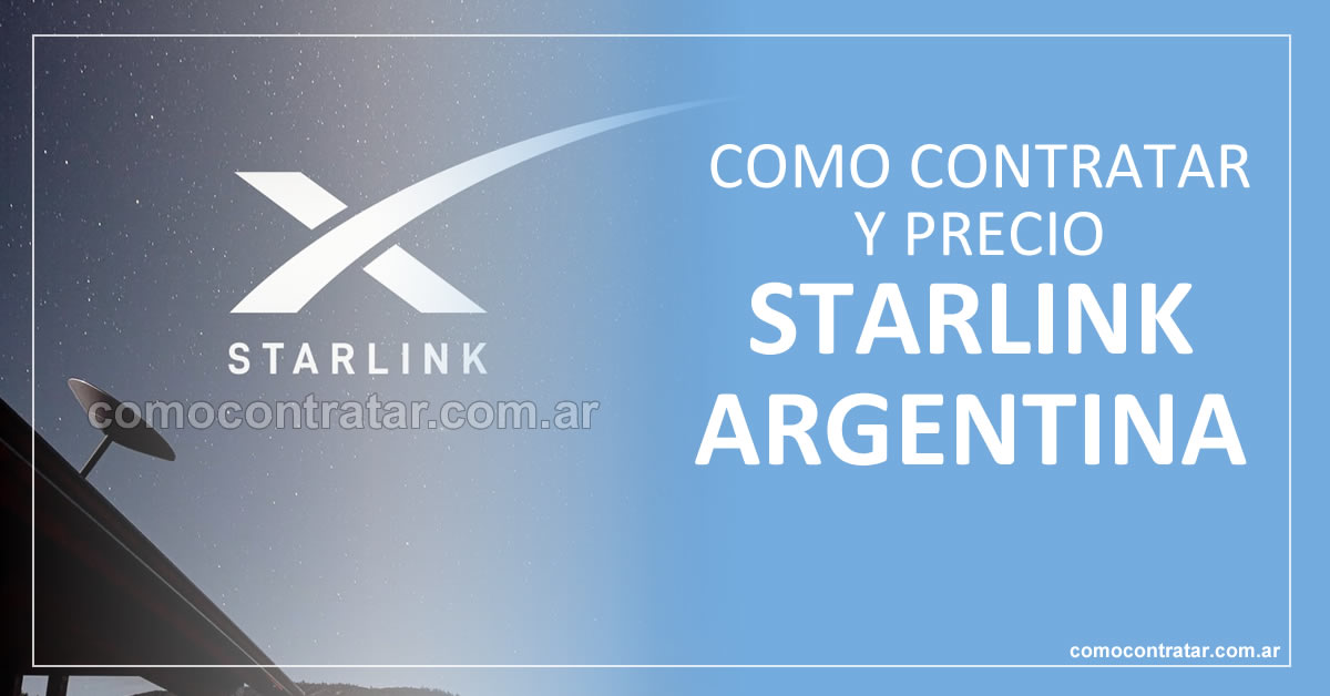 imagen de como contratar stalink internet satelital en argentina