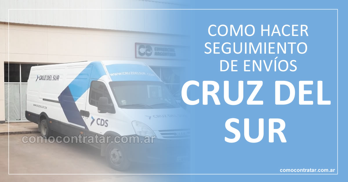 como hacer seguimiento de envíos online cruz del sur transportes en argentina e internacional