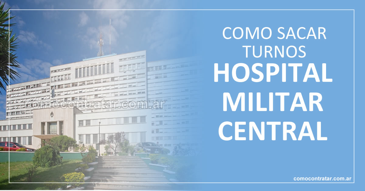 imagen de como sacar turnos hospital militar central argerich, online o teléfono