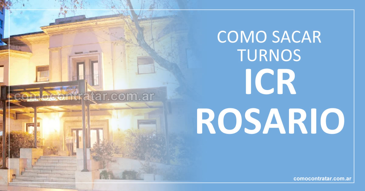 imagen de como sacar turnos icr rosario, instituto cardiovascular rosario, grupo oroño