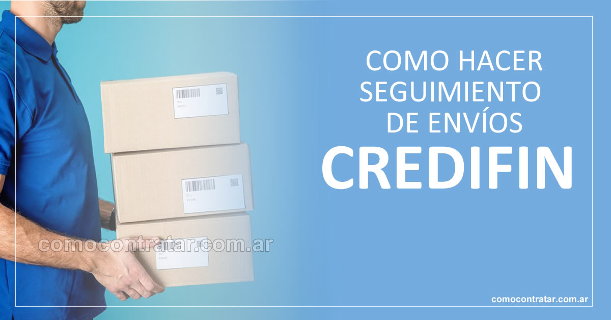 como hacer seguimiento de envíos en credifin con número de tracking