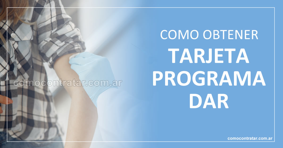 como obtener y activar tarjeta programa dar