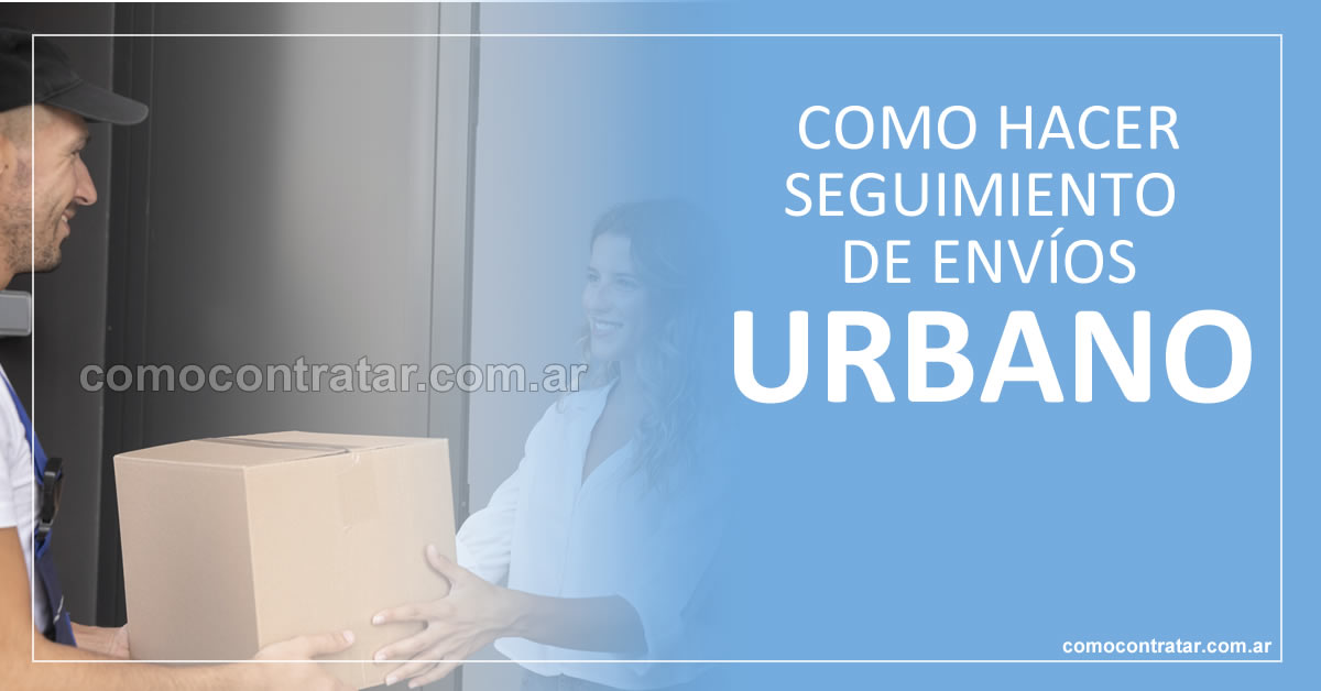 imagen de entrega de paquetería para cómo hacer seguimiento de envíos transporte urbano argentina