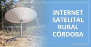 antena para internet satelital rural en córdoba